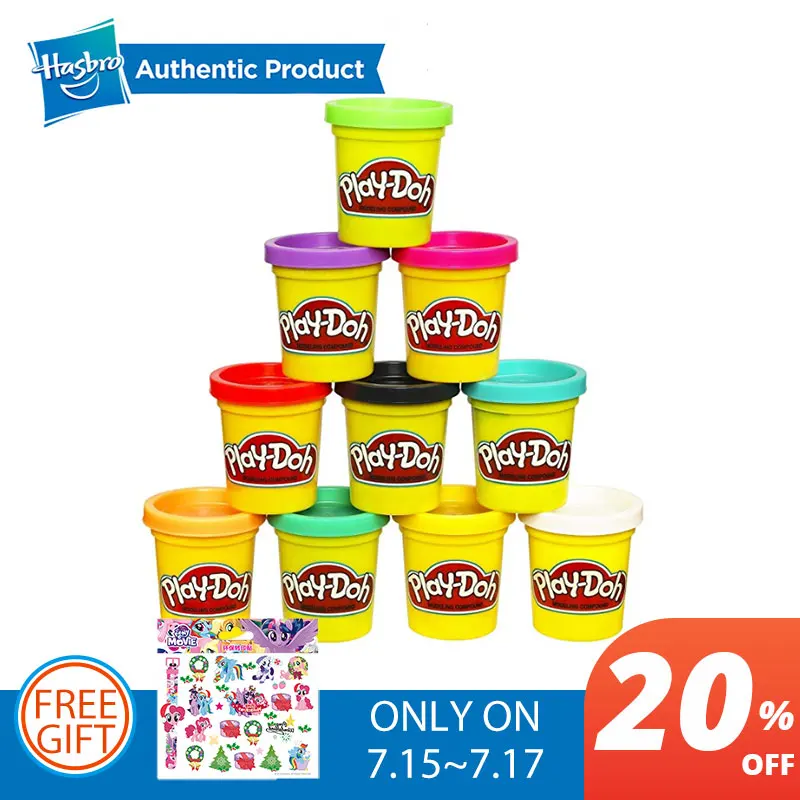 

Hasbro Play-Doh Pack Rainbow Non-Toxic Modeling Compound Educational Toys Light Soft Modeling Clay DIY Kids Toys