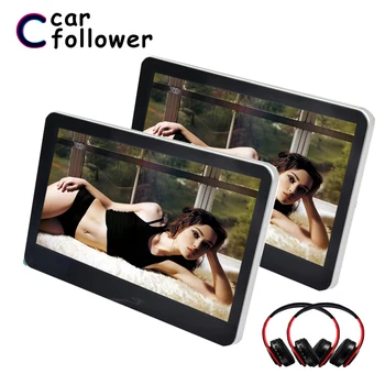 

2PCS 10.1 Inch Headrest With Screen Android System MP5 Support WIFI/USB/SD/Bluetooth/FM Transmitter/Speaker Car Monitor