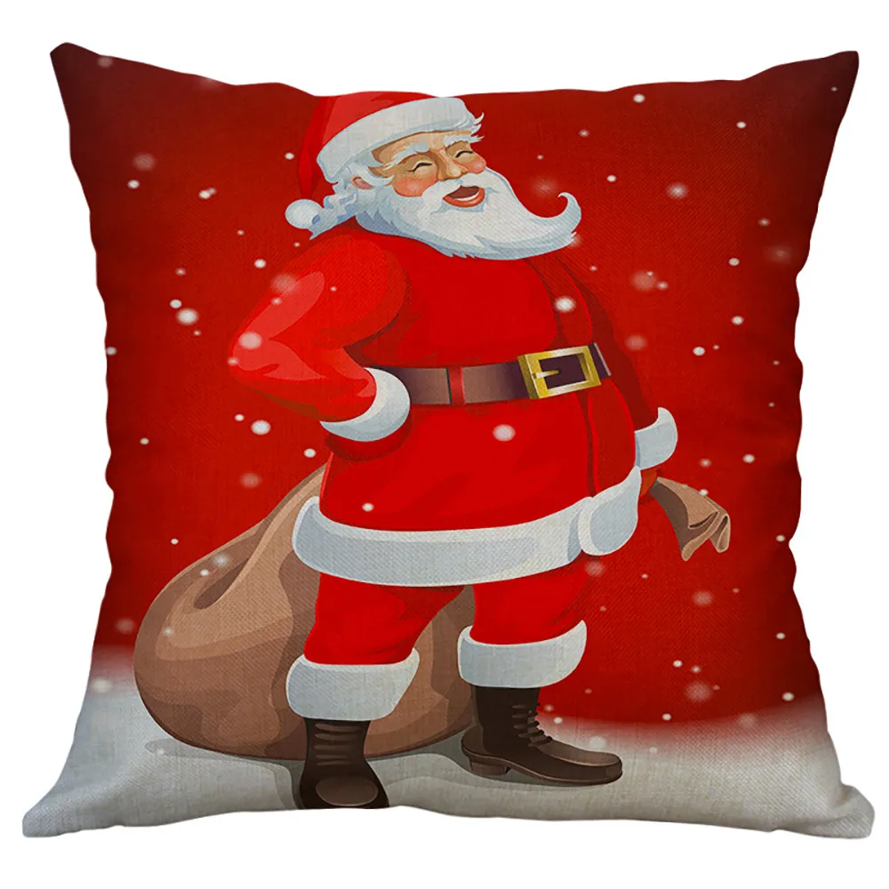 Натальная Новогодняя декорация, Рождественская подушка на диван, кровать Чехол, модная наволочка, украшение дома, аксессуары для гостиной