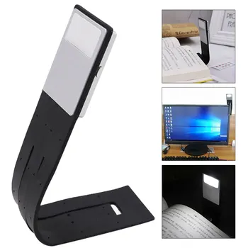 

Portable LED Reading Book Light With Detachable Flexible Clip Rechargeable Dimming Lamp For Kindle/eBook Readers