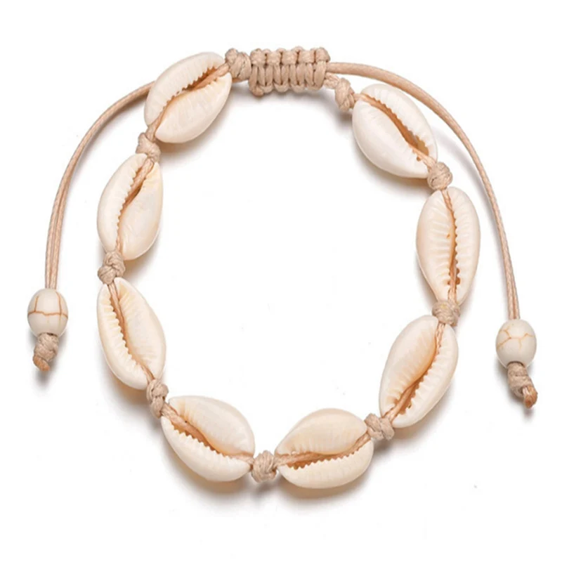 

NIUYITID Boho Women Bracelets Sea Shell Braslet For Women Adjustable Beautiful Girl Gift Jewelry Schelpen Armband Wholesale