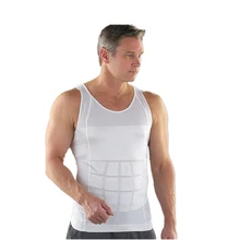 Homens Emagrecimento Cueca Corpo Shaper Homens Corpo Slimming Tummy Shaper Vest Belly Cintura Cincher do Espartilho Cintura Corpo Magro Shapewear
