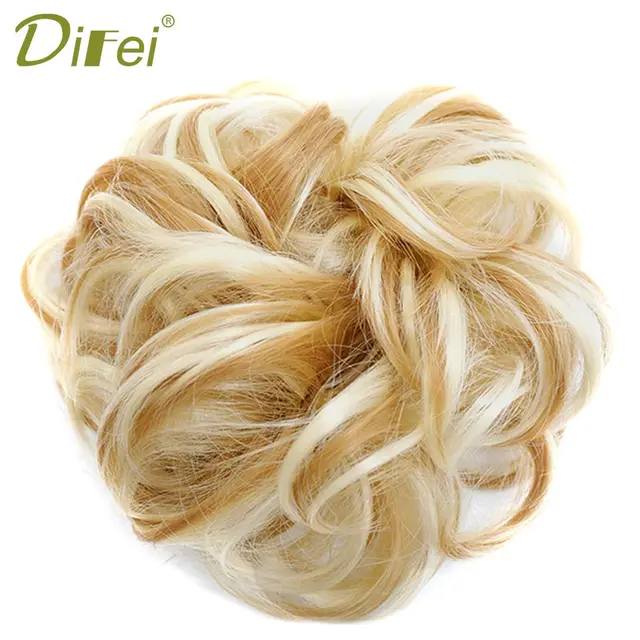 Special Offers Synthetic Hair Curly Chignon Bun Hairpiece Clip In
