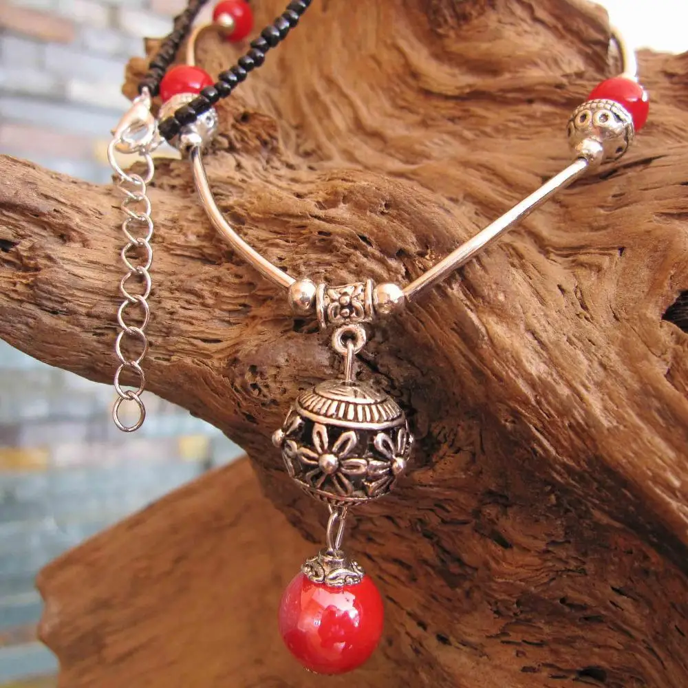 Chinese style retro jewelry wholesale handmade ethnic style silver and