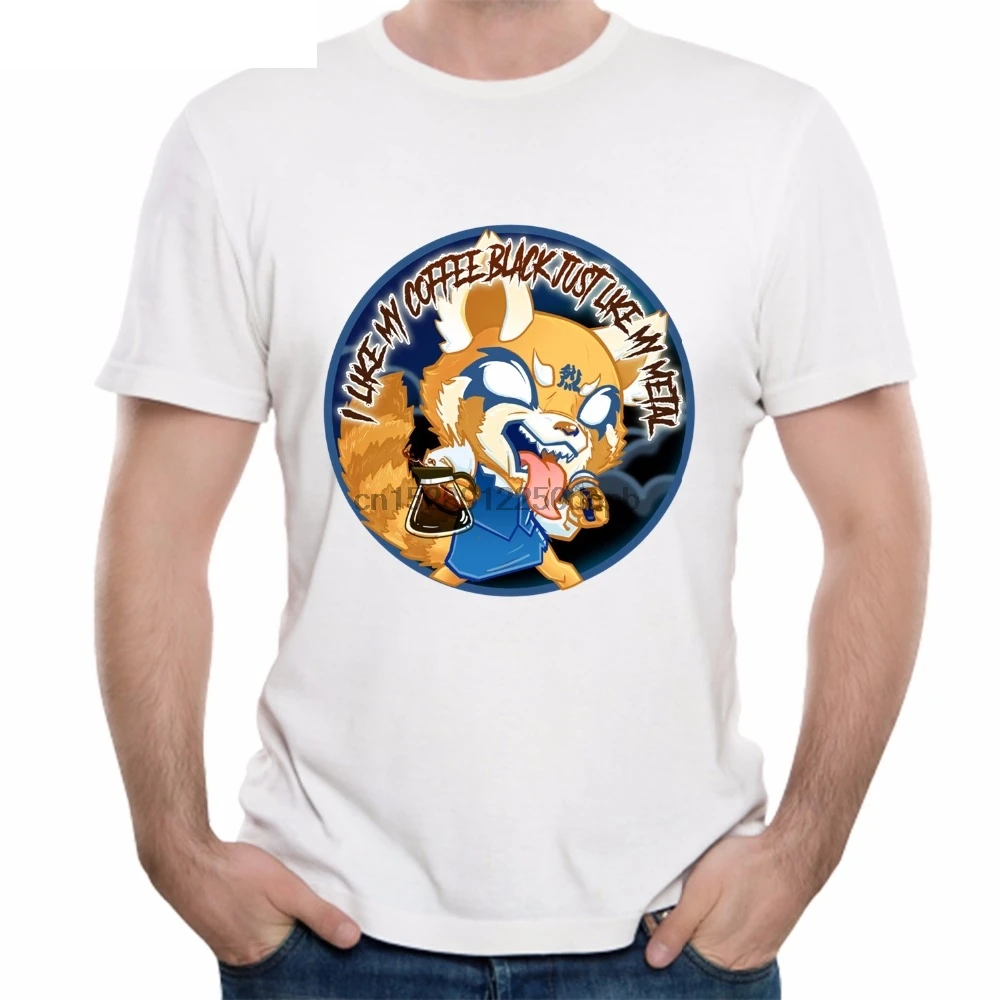 

Funny Cartoon Angry Aggretsuko Anime T Shirt Summer Streetwear Aggressive Retsuko Man Tees Stylish Homme Tee Shirt