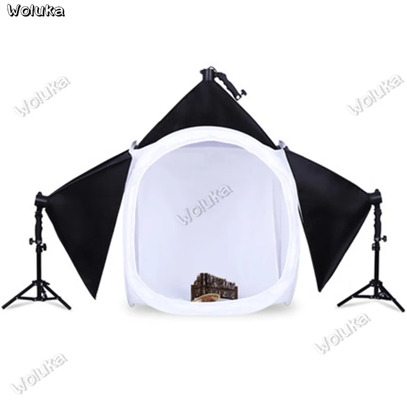 LED small studio set softbox fill lamp photography Lighting Kit 50x70cm Softbox Photo Studio Set Light 80cm CD50 T03 H | Электроника