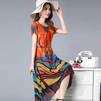 

Summer 2019 Dress Sexy Celebrity Patchwork Short Print Women O Neck ElegantStrapless Night Club Body con Party Dresses Wholesale