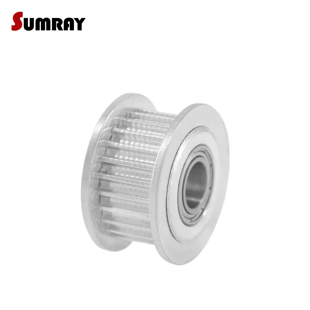 2pcs Idler Pulley 3m 24t With Teeth 4/5/6/7/8mm Bore Passive Pulley