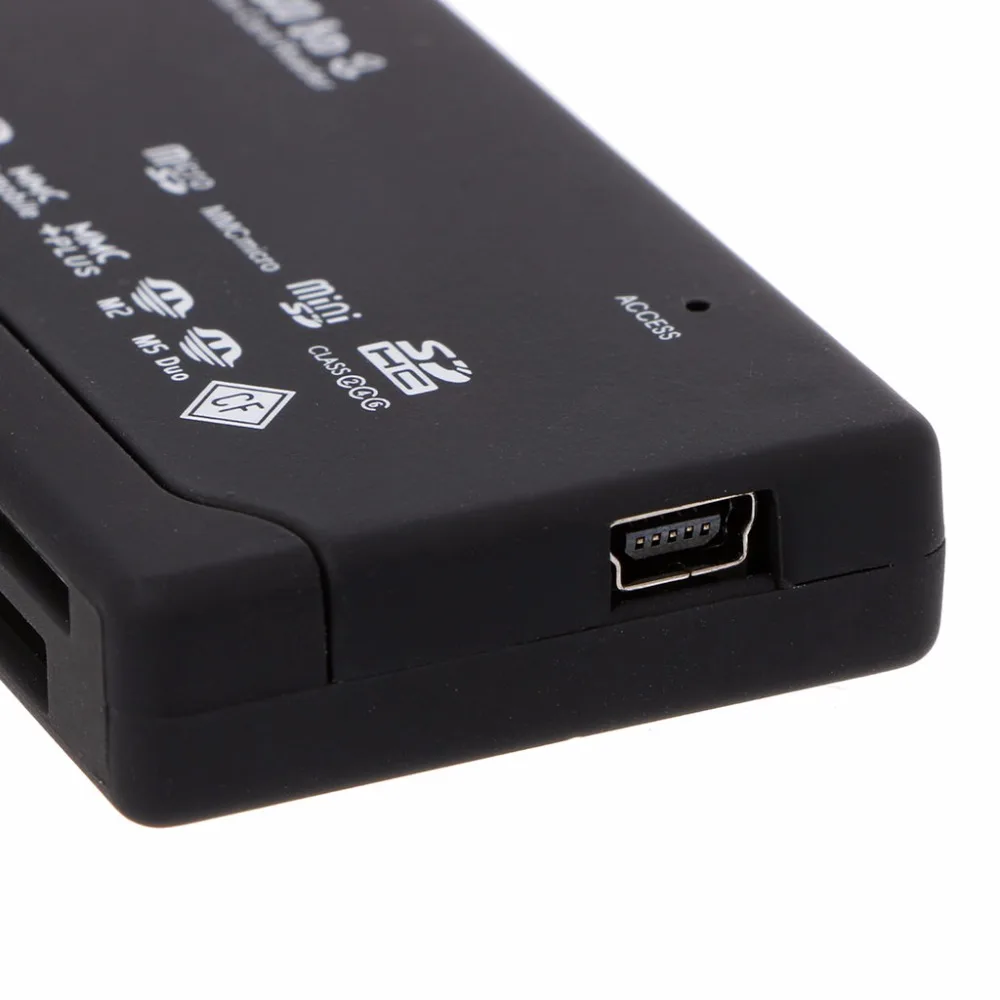 Все-в-одном считыватель карт памяти для USB внешний мини картридер 2 микро-sd M2 MMC XD CF