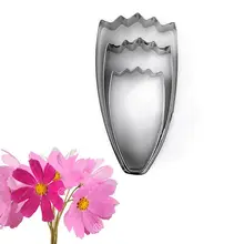 3 шт./компл. Нержавеющая сталь формочки для печенья Космос лепестков цветка инструмент для украшения выпечки торта, кондитерский шприц для украшения изделий пресс-форма для выпечки тортов DIY инструмент