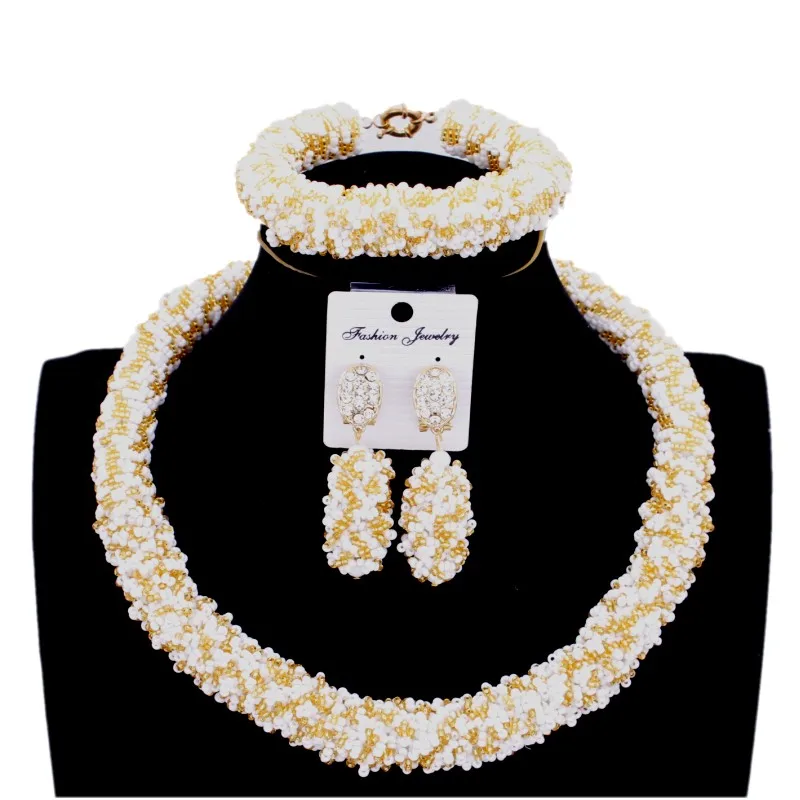 

Dudo Jewelry Wedding Nigerian Choker Necklace Set Round Bridal Jewellery Sets Gold Free Shipping Fashion 2018 Jewelry Set New