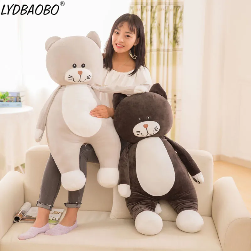 

LYDBAOBO 1PC 75CM Big Size Cat Ainmal Toy Cute Giant Cat Plush Doll Soft Sofa Pillow Cat Doll Kid Children Best Birthday Gifts
