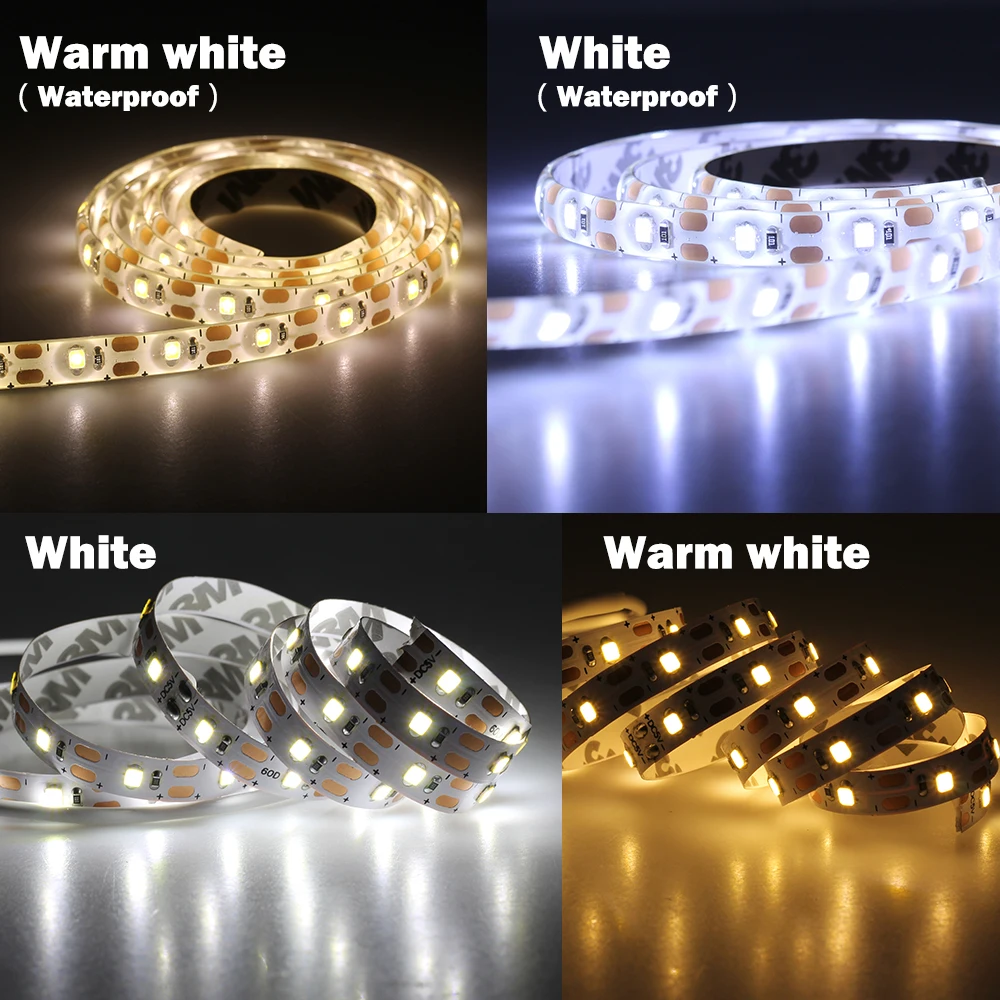 Tiras de Led m/2 m conjunto fita flexível Especificações (pontos de Luz / M) : 60leds/m