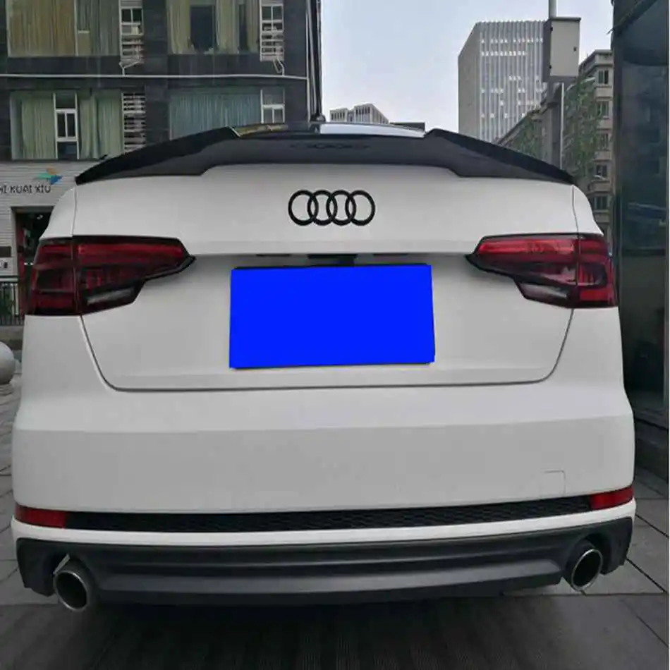 For Audi A4 B8.5 Spoiler 2013 2014 2015 Carbon Spoiler Rear Trunk