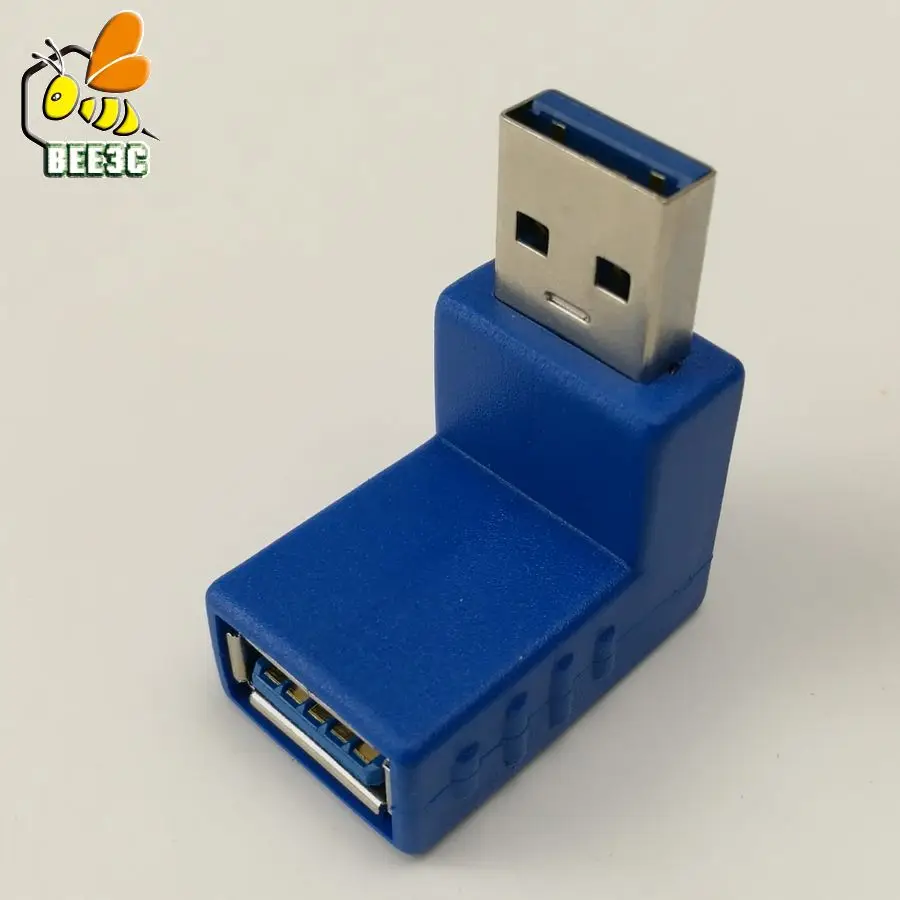 USB 3,0 адаптер из AF в Тип мужской и женский угол крест Тип адаптер USB3.0 разъем быстрой скоростью 500 шт - Цвет: type2