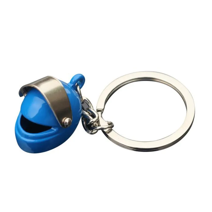 

Car-styling Creative Motorcycle Bicycle Helmet Key Chain Ring Keychain Keyring Key Fob