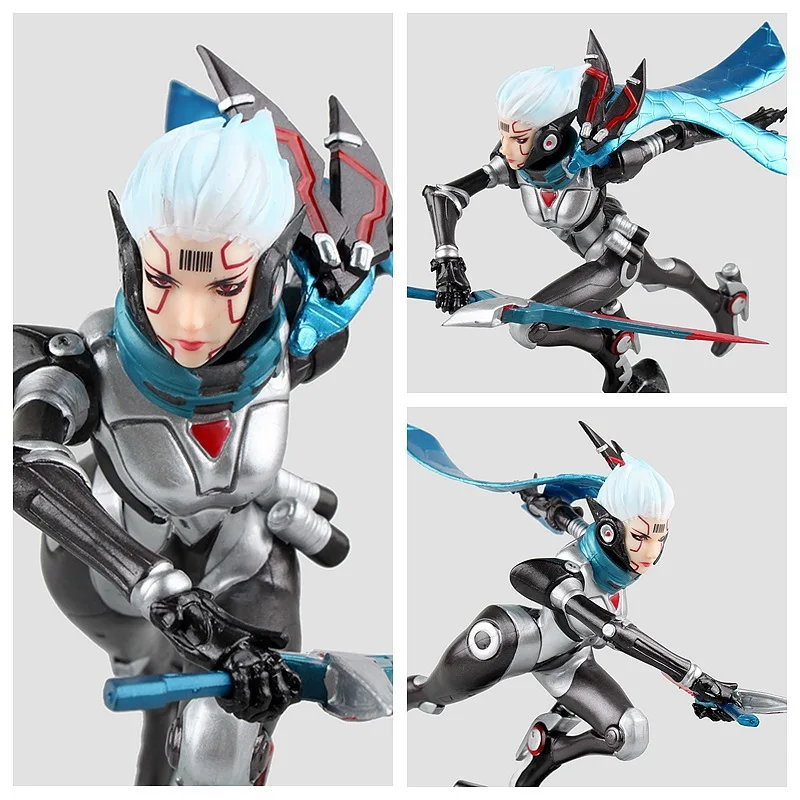 

WVW 22CM Sports Game Dolls LOL Fiora Laurent Yasuo Zed Jinx Play Arts Model PVC Toy Action Figure Decoration For Collection Gift