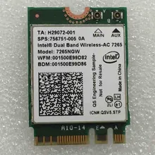 SSEA Новая беспроводная карта для Intel Двухдиапазонная Беспроводная AC 7265 802.11ac 2x2 WiFi+ 4,0 Bluetooth 802.11ac Mini PCI-E NGFF карта