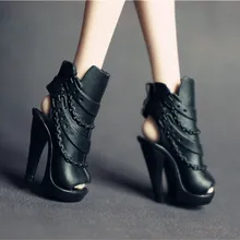 wholesale fashion Children kids baby toys Girls Gift for monster hight doll shoes Accessories nice lot shoes bjd original Dolls