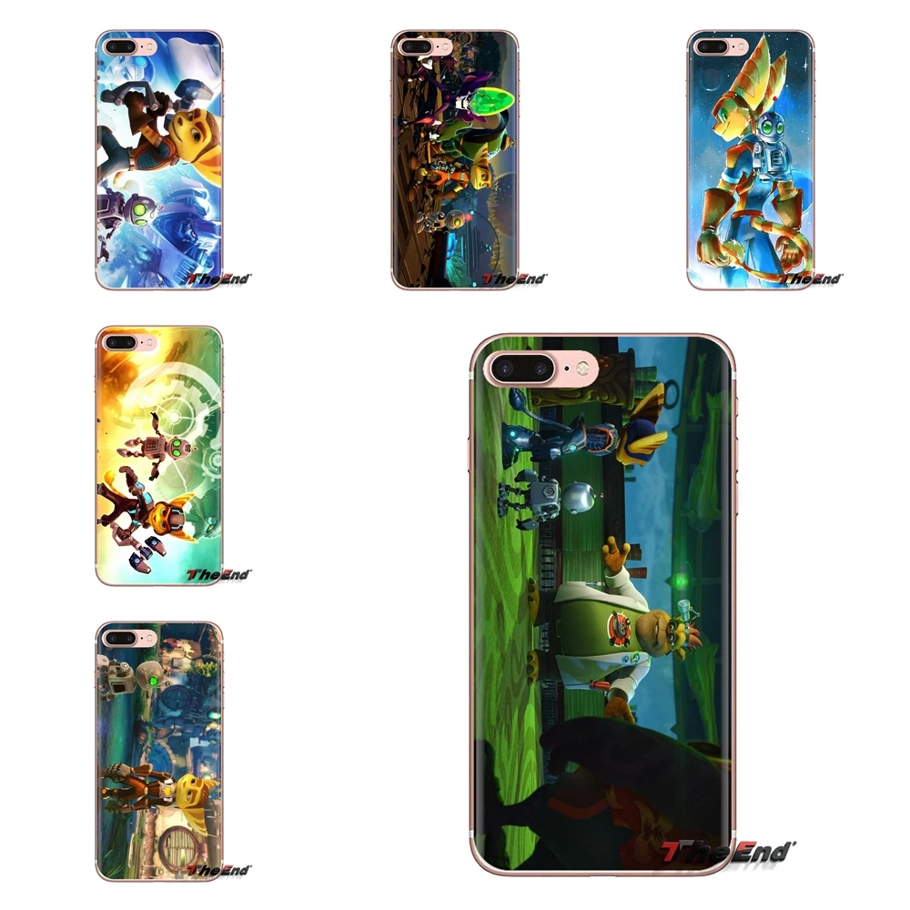 

Silicone Phone Case Cover For Huawei Mate Honor 4C 5C 5X 6X 7 7A 7C 8 9 10 8C 8X 20 Lite Pro Ratchet & Clank Insomniac Games Art