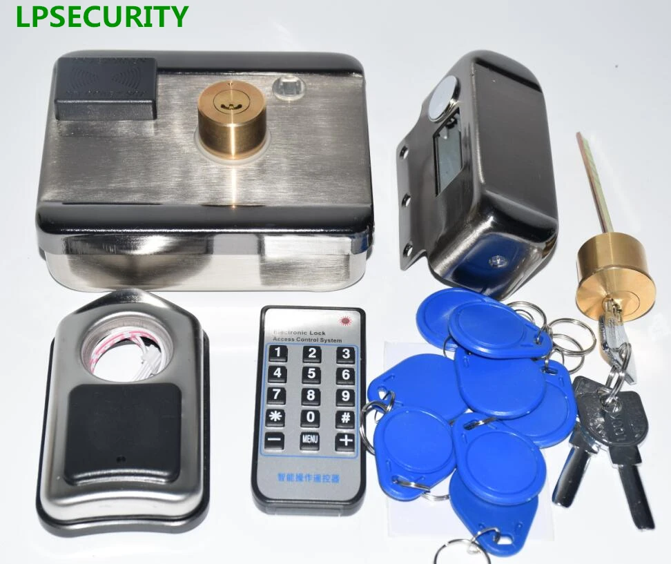 LPSECURITY 10 меток электронный интегрированный RFID замок для дверей и ворот