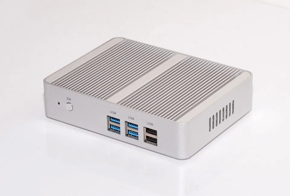 Причастником B4 Intel 14nm 4 ядра N3150 Dual core i3 6006U i3 7100U процессор HTPC мини-ПК с HDMI VGA 4 K HD