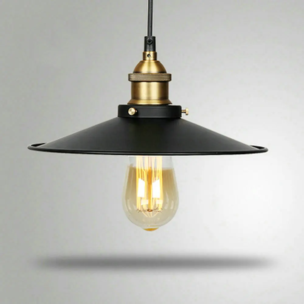 

22cm 28cm 36cm Iron Retro vintage Industry pendant light Countryside Edison 110V 240V Pendant lamp E27