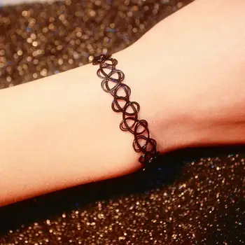 

2pcs Bracelet Stretch Velvet Classic Gothic Tattoo Wristband Bracelets Jewelry Accessories Lace Choker Fantastic Bracelet #BB