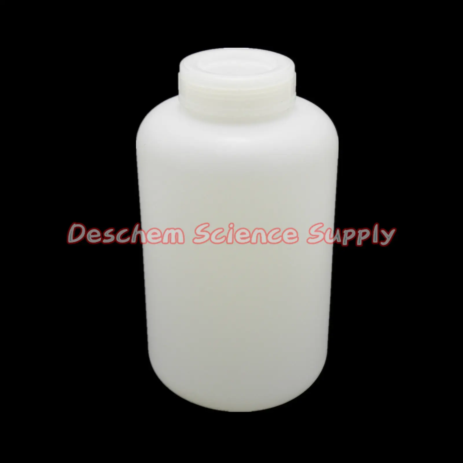 2000mL Plastic Reagent Bottle Wide Mouth 2Litre Chemistry HDPE Sample