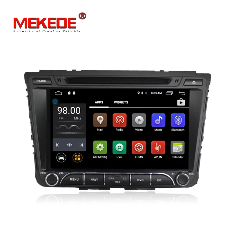 2G ram четырехъядерный Android 7 1 автомобильный dvd-плеер для hyundai Creta IX25 2014-17 с 4G модемом