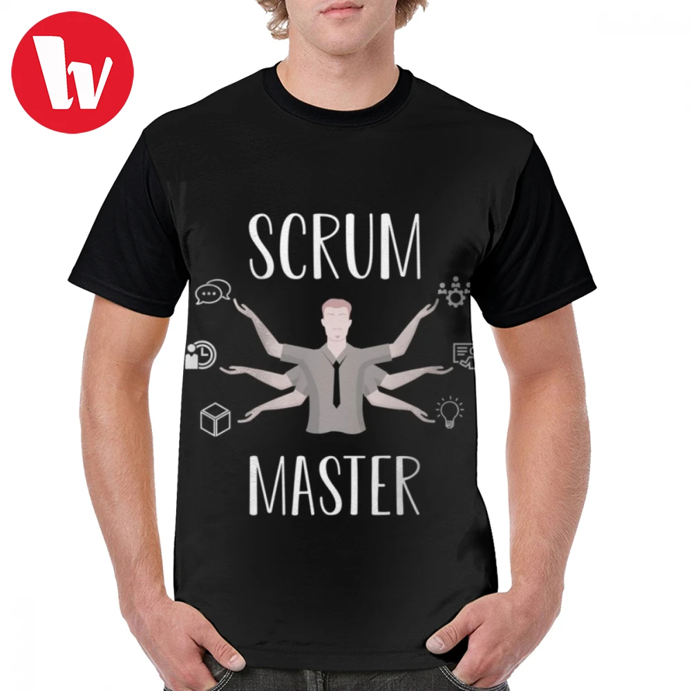 Scrum Футболка Master футболка оверсайз уличная графическая 100 полиэстер короткий