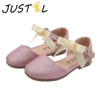 

Summer new children's bow princess wild shoes girls flat with shoes kids fashion sandals soft bottom casual sandals for kids