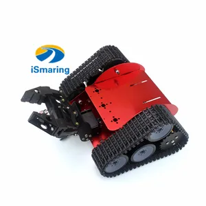 Arduino robot full set of Triangular Tracked handling robot full set tracked robot 2 DOF manipulator gripper