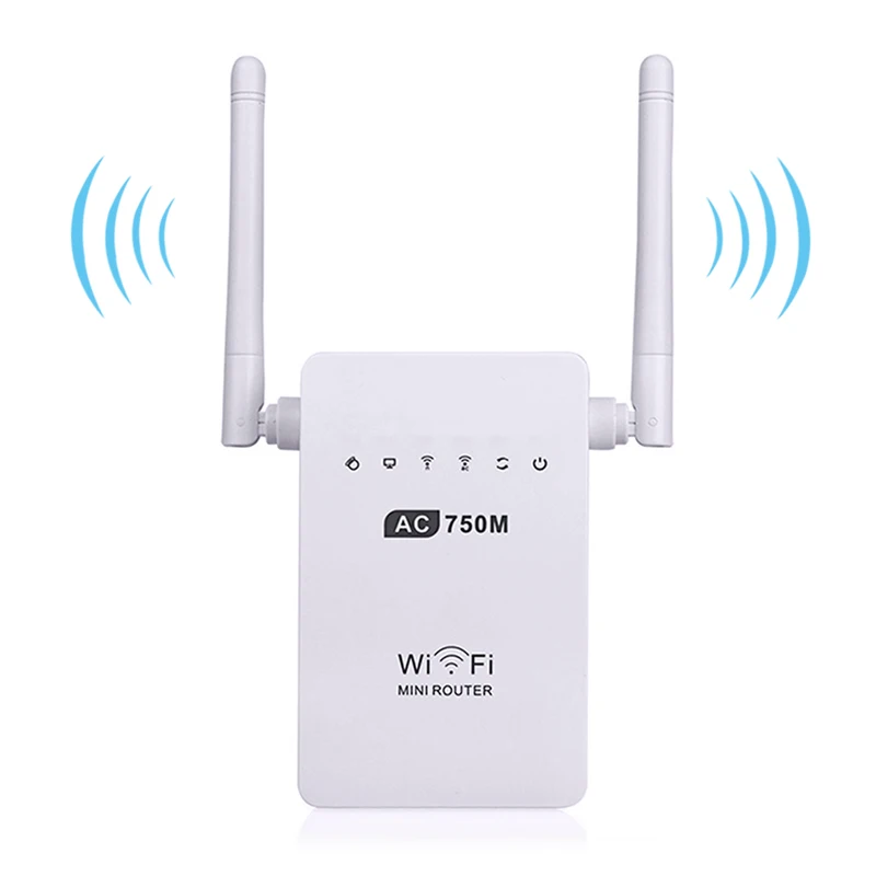 Wifi Router Wireless 750Mbps Original Mini Router Wifi Repeater 802.11 ac/b/g/n Signal Amplifier Booster Dual-Band 2.4/5GHz