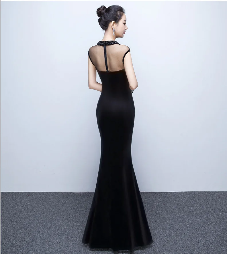 Ladies Dress Tunic Robe Femme Vestidos 2017 Party Dress Trumpet Mermaid Bodycon Bohemian Hollow Out Women Summer Long Dress (8)
