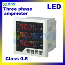 Three phase digital ampere meter LED AC digital current meter