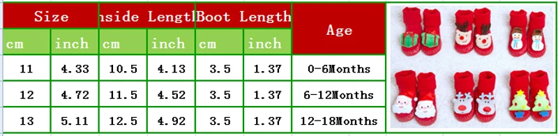 Мягкая замшевая подошва для маленьких мальчиков и девочек, Рождественская зимняя обувь, Нескользящие теплые носки, хит продаж, новые