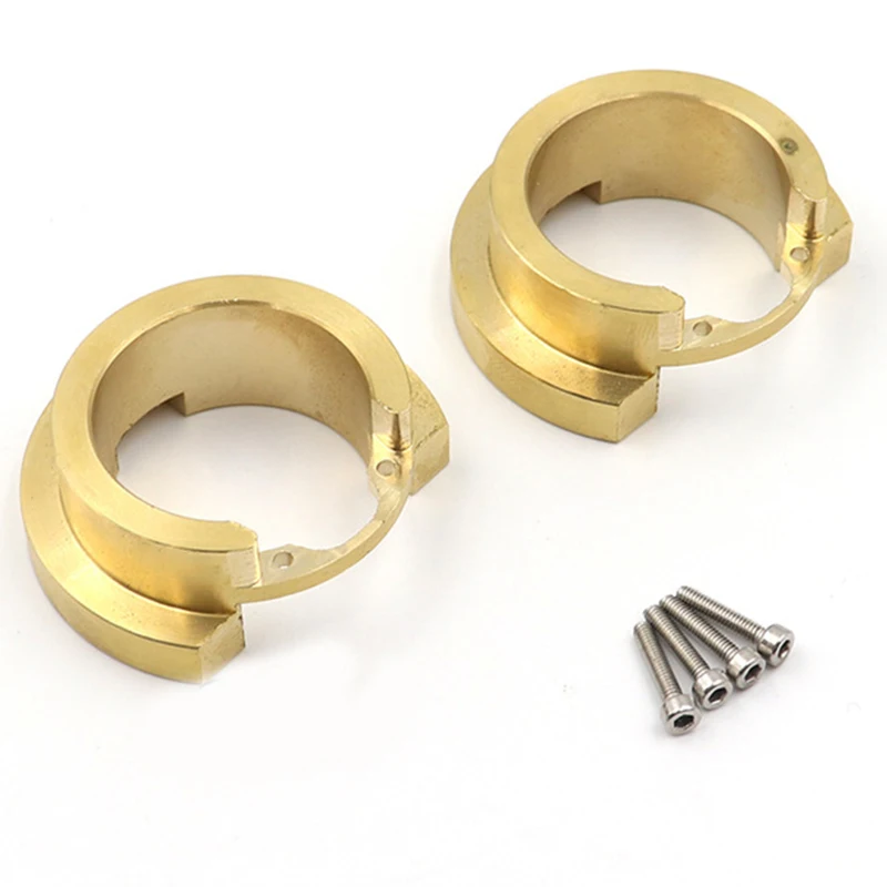 NEW 2Pcs set Heavy Brass Wheel Knuckle Weight Hubs Mount For Traxxas TRX4 1 10 RC 2