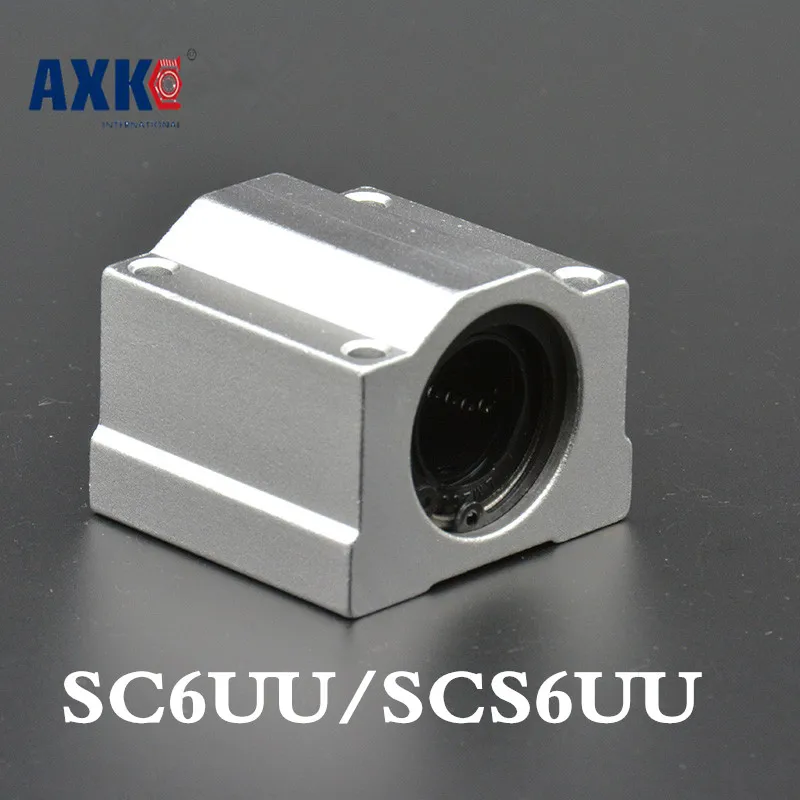 

2019 Special Offer 4pcs/lot Sc6uu Scs6uu 6mm Linear Guide Axis Ball Bearing Block With Lm6uu Bush, Pillow Unit For Cnc Part