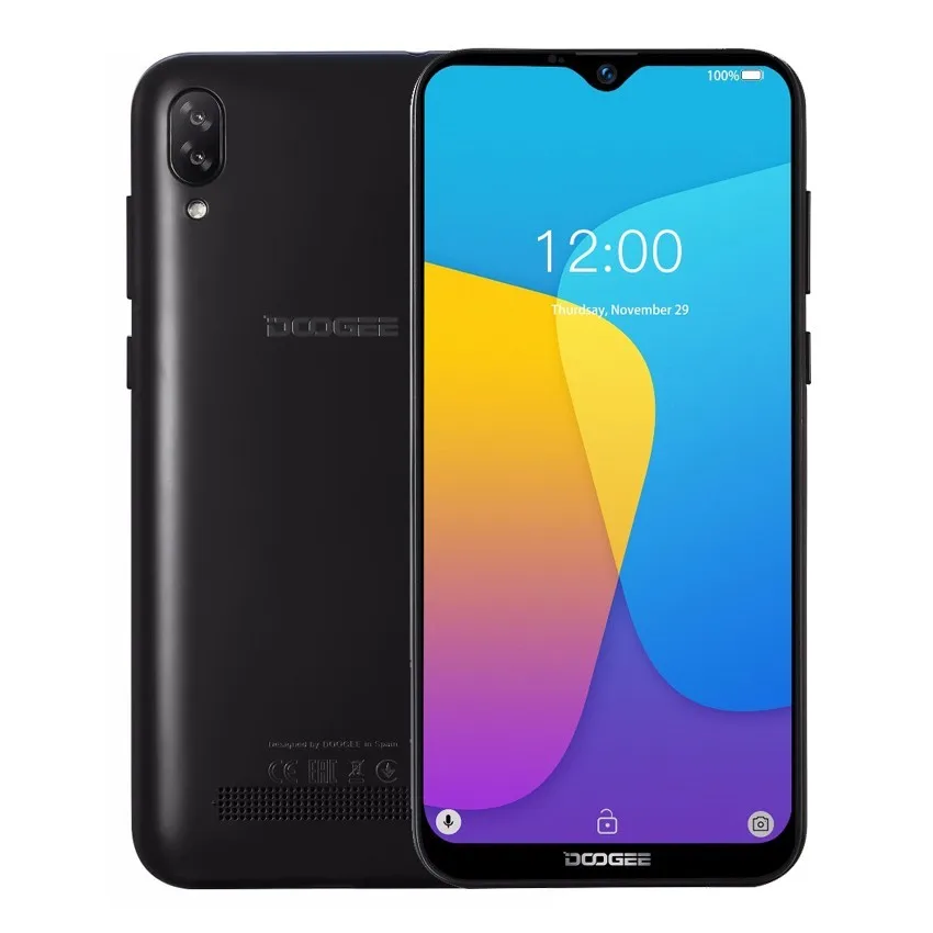 

DOOGEE Y8c Smartphone Android 8.1 6.1inch 19:9 Waterdrop LTPS Screen Quad-Core mobile phone 1GB +16GB 3400mAh 8MP cell phones