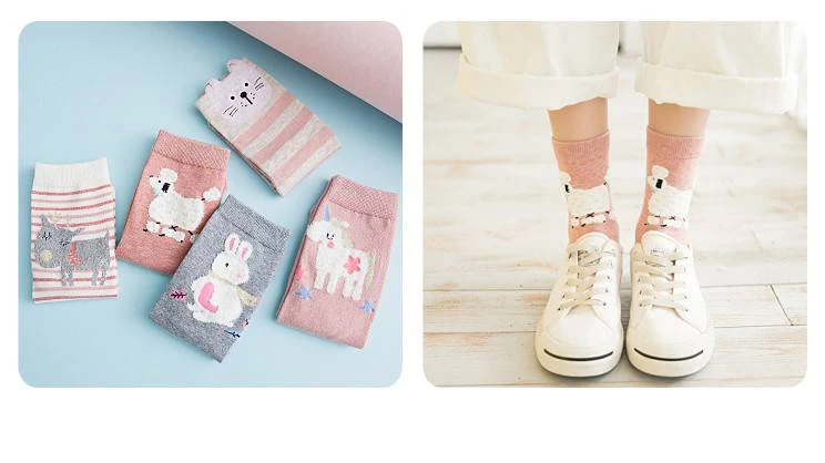 KingDeng милые носки Забавные милые Муми-тролли корейский стиль модные дизайнерские носки хараюку розовые Лолита вечерние женские уличные носки