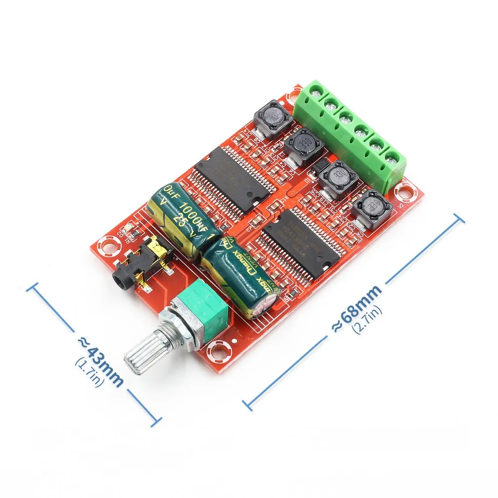 

XH-M531 20W x 2 DC12-15V For Yamaha Digital Amplifier Board Stereo HIFI Class D Audio Amplifier Board