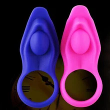 Silicone Vibrating Penis Ring Cock Ring Sex Products Sex Toys for Men Penis Sleeve Adult Cockring