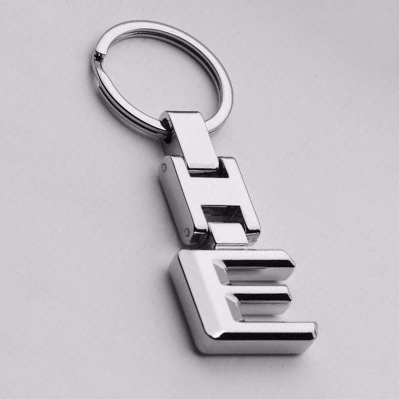 

High quality Practical 1 PCS Car For Mercedes-Benz Silver Keychain Zinc Alloy New Hot Sale Access Part Replaces