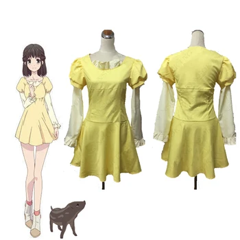 

2019 Custom made Anime Fruits Basket Kagura Sohma Dress For Women Men Halloween Cosplay Costume Girls Fancy Dress Free Shipping