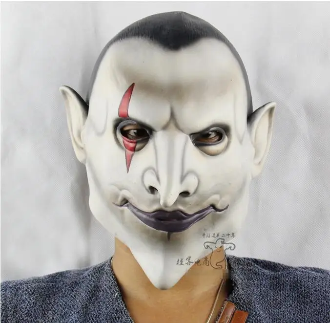 

2017 Good Quality Halloween Party Hellboy Latex Mask Cosplay full Face Vampire Mask movie Mask Head Mask party prop
