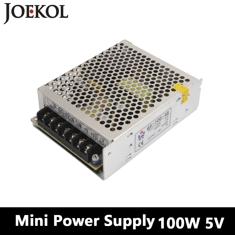 

Mini switching power supply,100W 5v 20A Single Output dc power supply for Led Strip,AC110V/220V Transformer to DC 5V,led driver