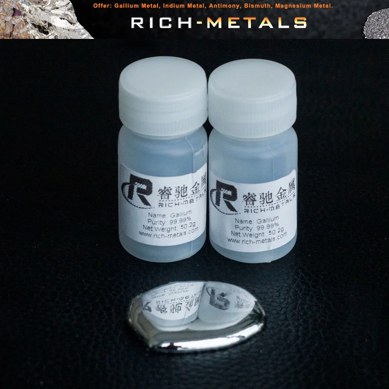 50g Gallium Metal 99.99% Pure