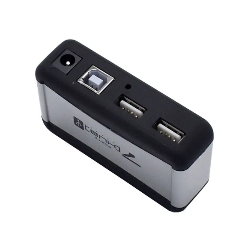 Концентратор для ПК ноутбук USB 2,0 конвертер AC адаптер питания 7 портов высокоскоростной прочный разъем США/ЕС