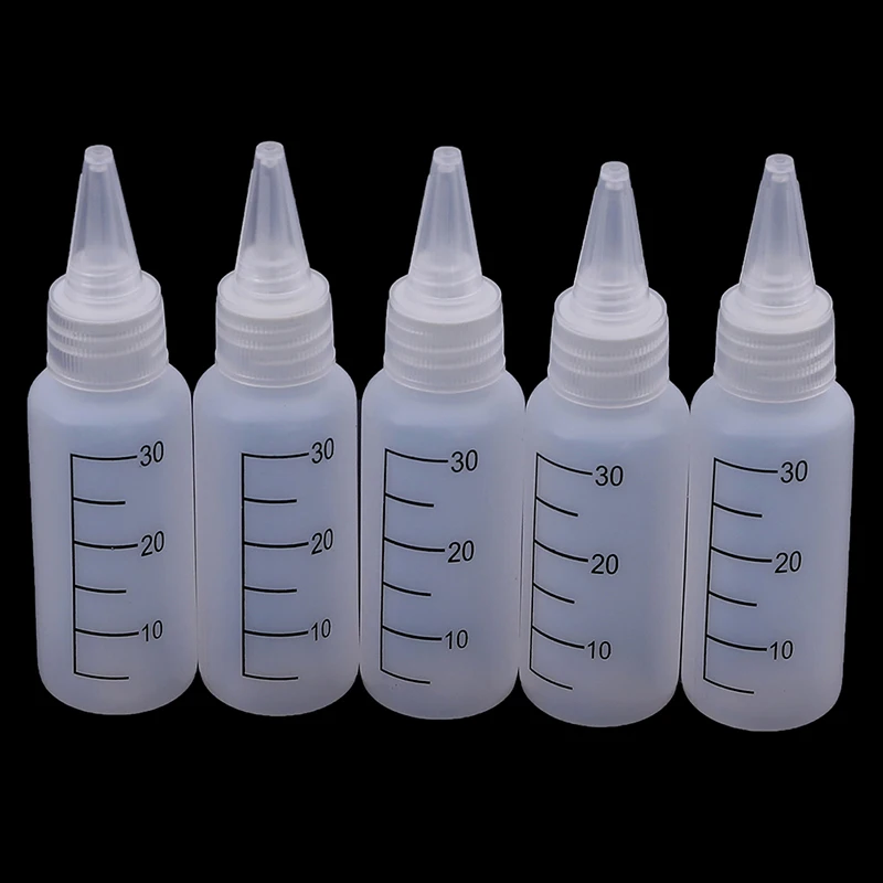 

10pcs/lot 10/30ml Empty Plastic Eye Liquid Dropper Needle Tip Drop Refillable Bottle Squeezable Dropper Bottles